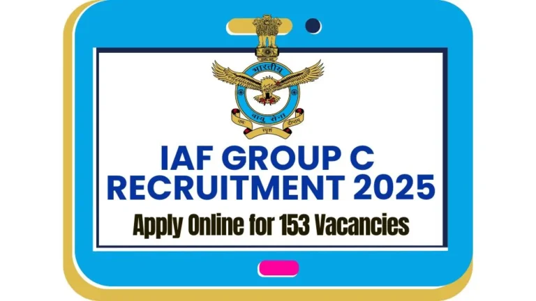 IAF Group C Recruitment 2025