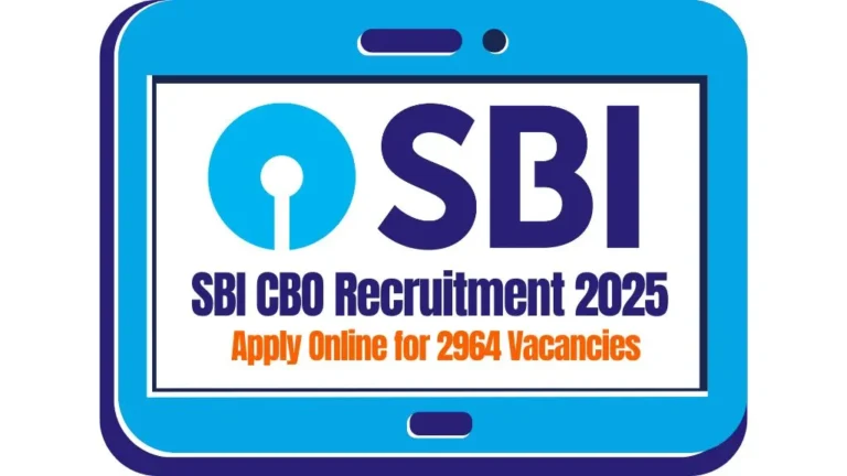 SBI CBO Recruitment 2025