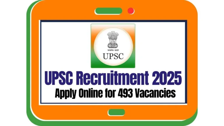 UPSC Recruitment 2025